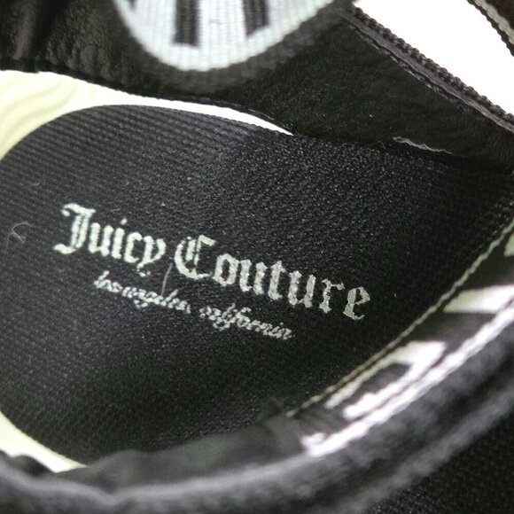Juicy Couture Impulse Wedge Ankle Strap Logo Sandals Size 7 - Picture 8 of 9